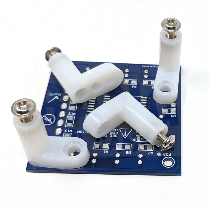 Screw In PCB Feet - 3mm Hole, 20.4mm Height (4 pack)